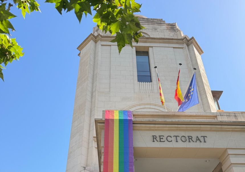Banderes a Rectorat